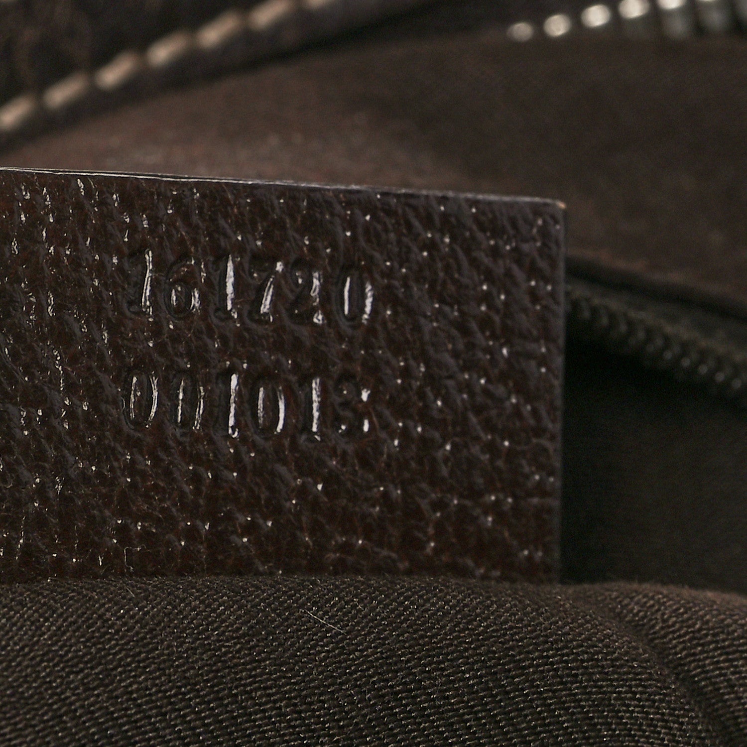 Gucci Monogram Small Princy Satchel Dark Brown 7 of 11