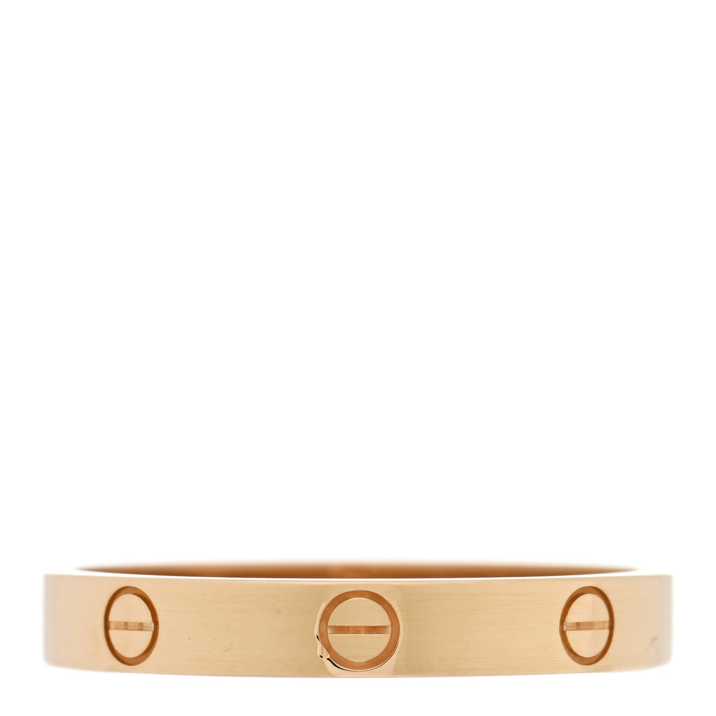 18K Yellow Gold 3.5mm LOVE Wedding Band Ring 67 11.75
