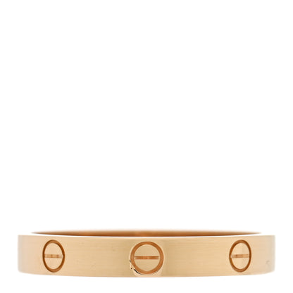 Cartier 18K Yellow Gold 3.5mm LOVE Wedding Band Ring 67 11.75 3 of 5
