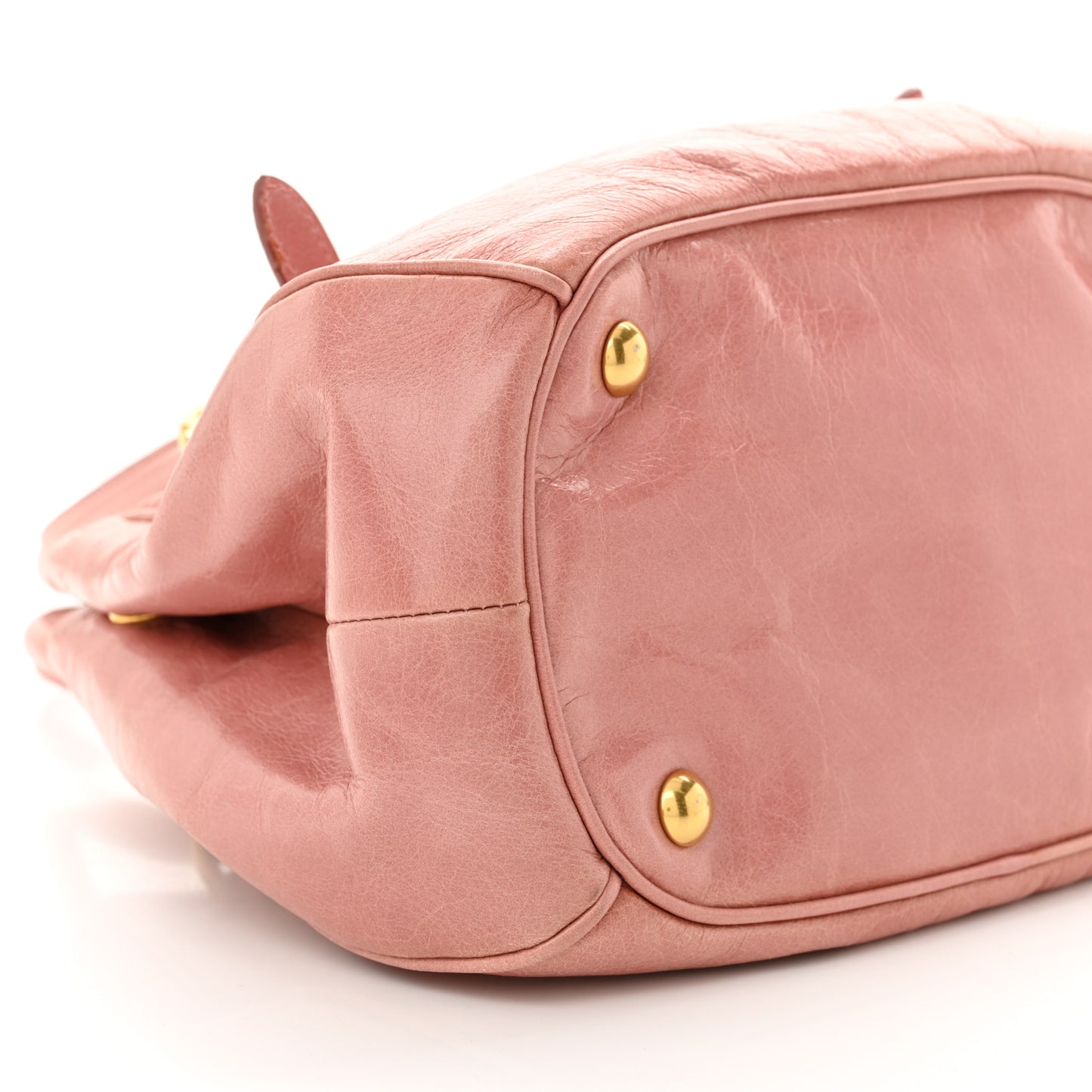 Vitello Shine Small Bow Shopping Tote Loto