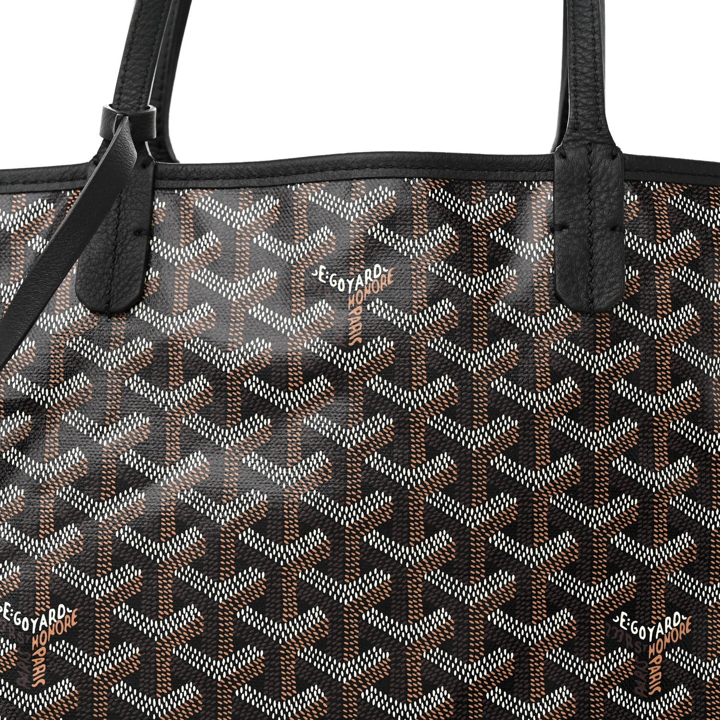 Goyardine Reversible Anjou PM Black