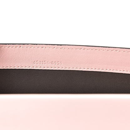 Gucci GG Supreme Monogram Calfskin Padlock Clutch Beige Perfect Pink 7 of 8