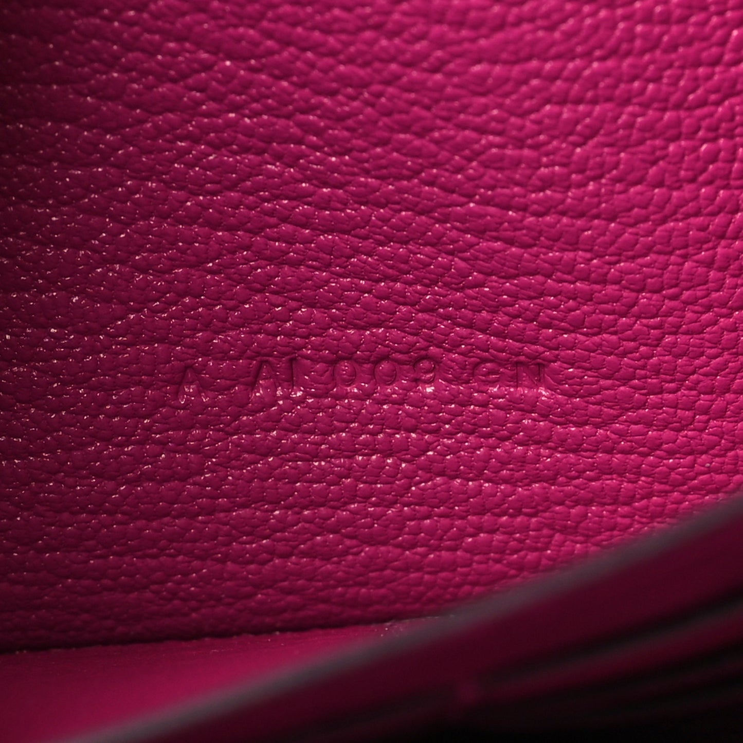Chevre Mysore Kelly Longue Wallet Rose Pourpre