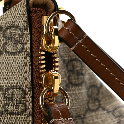 Gucci GG Supreme Monogram Large Linea A Hobo Light Brown 11 of 12