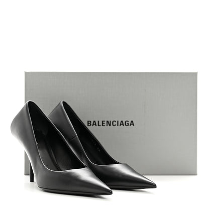 Balenciaga Nappa Square Knife 80mm Pumps 36 Black 9 of 9