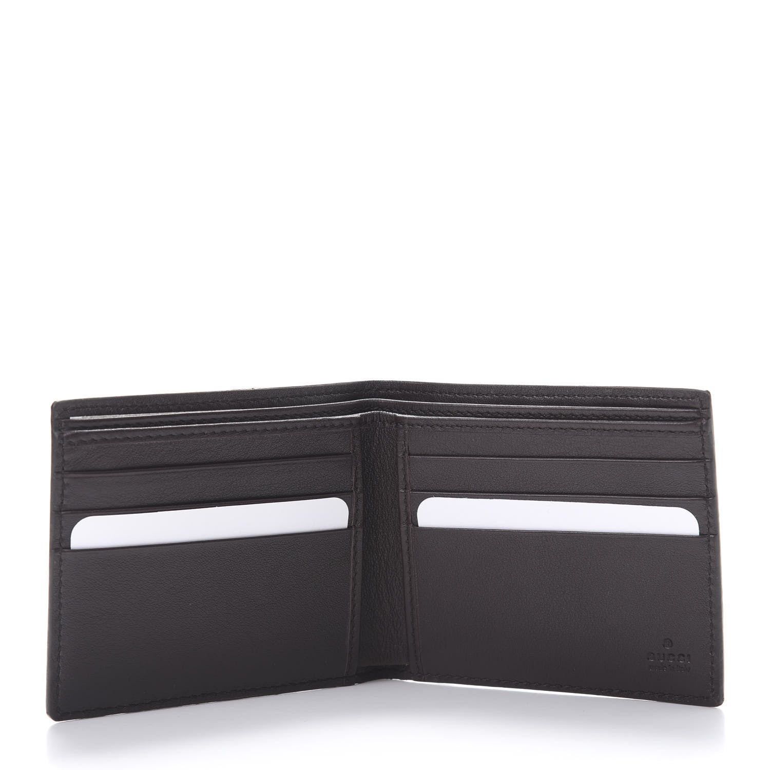 Gucci Guccissima Avel Bi-Fold Wallet Chocolate 5 of 8
