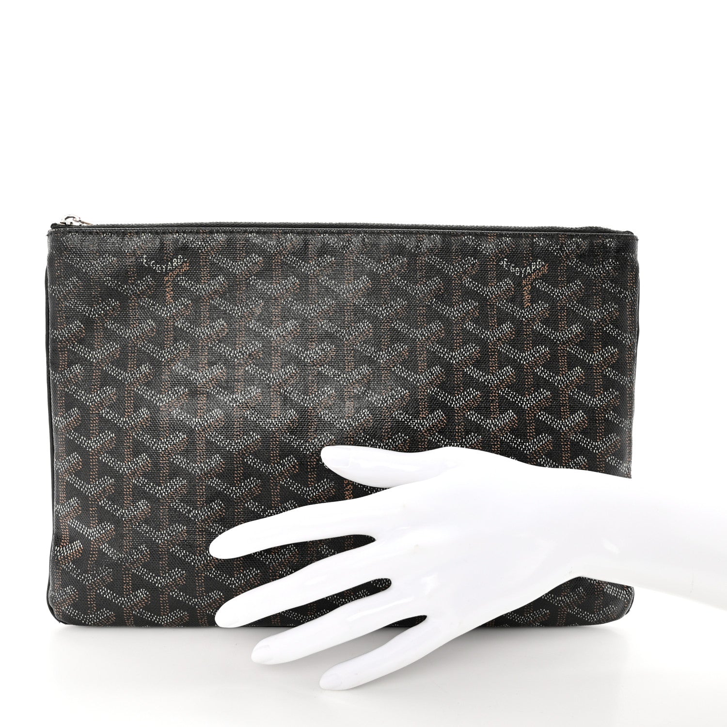Goyard Goyardine Senat Pochette MM Black 2 of 7