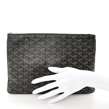 Goyard Goyardine Senat Pochette MM Black 2 of 7