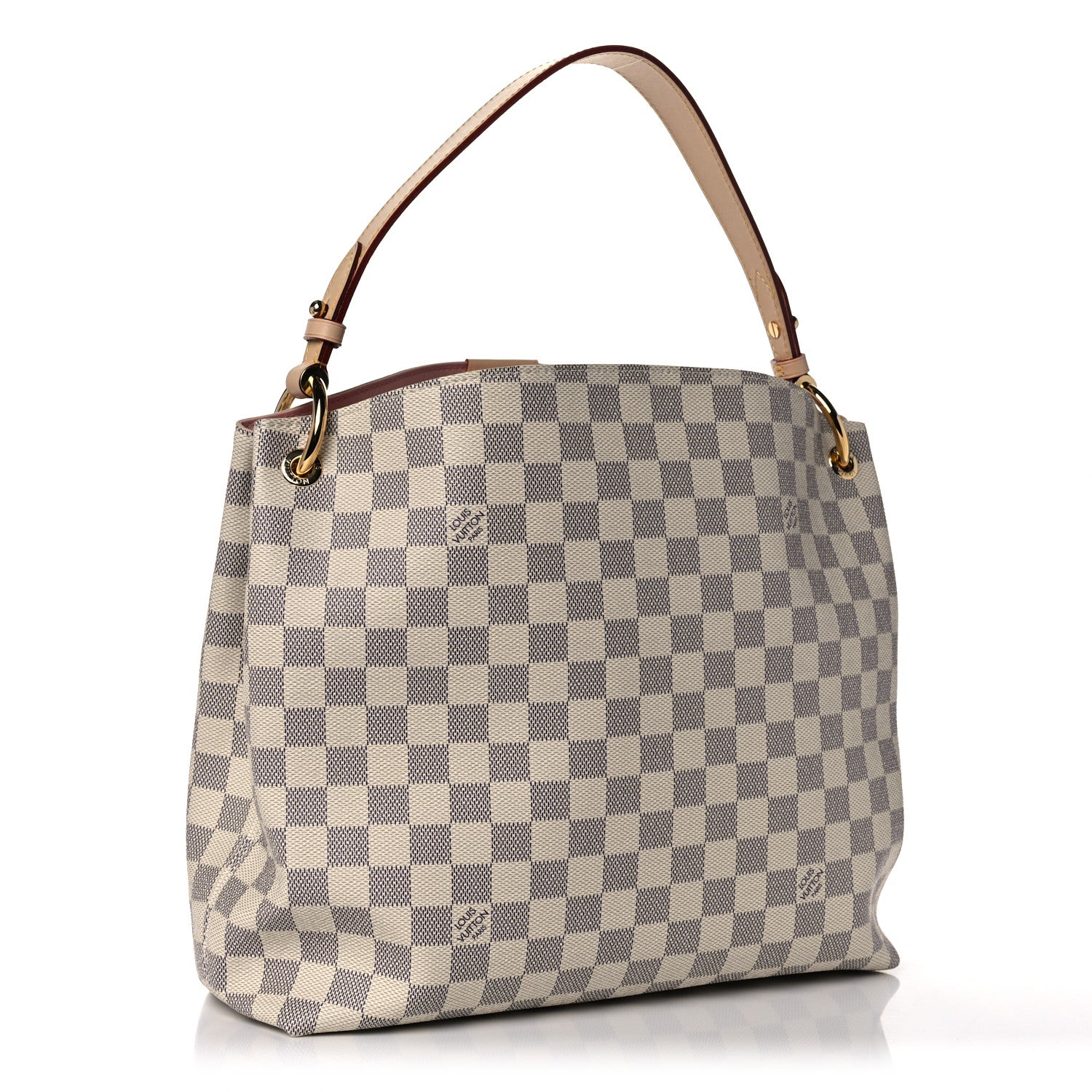 Louis Vuitton Damier Azur Graceful PM Rose Ballerine 3 of 11