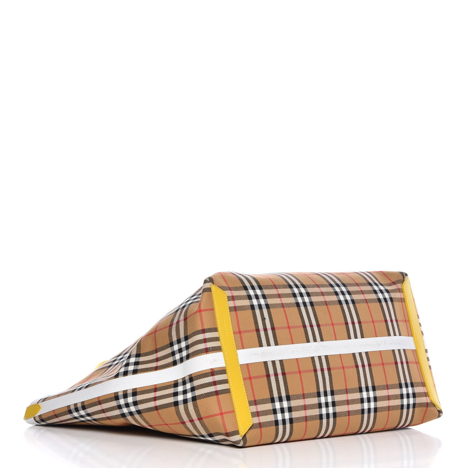 Burberry Vintage Check Large The Giant Reversible Tote Yellow 7 of 22