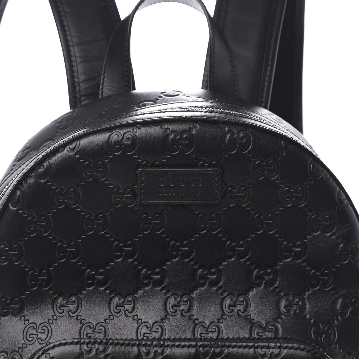 Gucci Guccissima Signature Small Day Backpack Black 9 of 9
