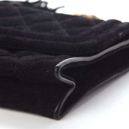 Chanel Suede Tassel Flap Black 9 of 10