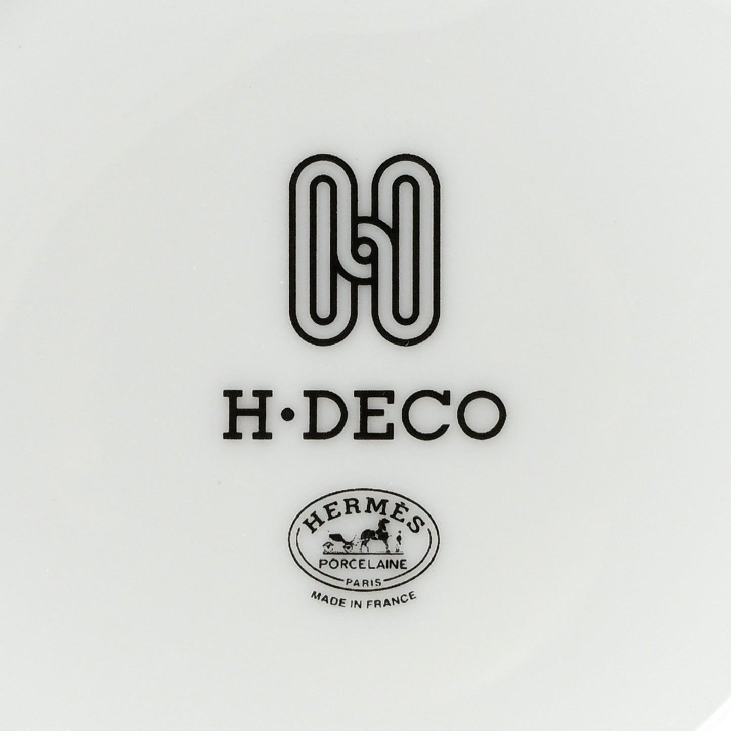 Porcelain H Deco Mug Set of 2