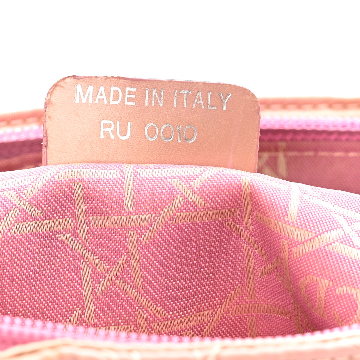 Lucite Nylon Cannage Medium Lady Dior Pink