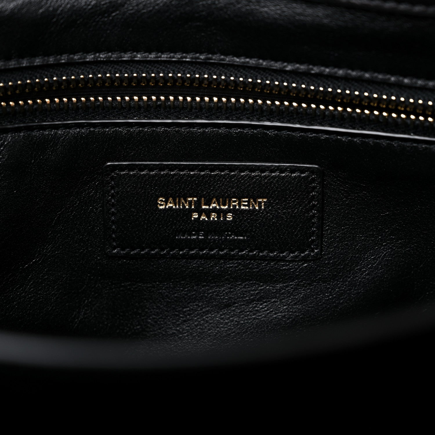 Saint Laurent Lambskin Quilted Mini Gaby Satchel Black 7 of 14