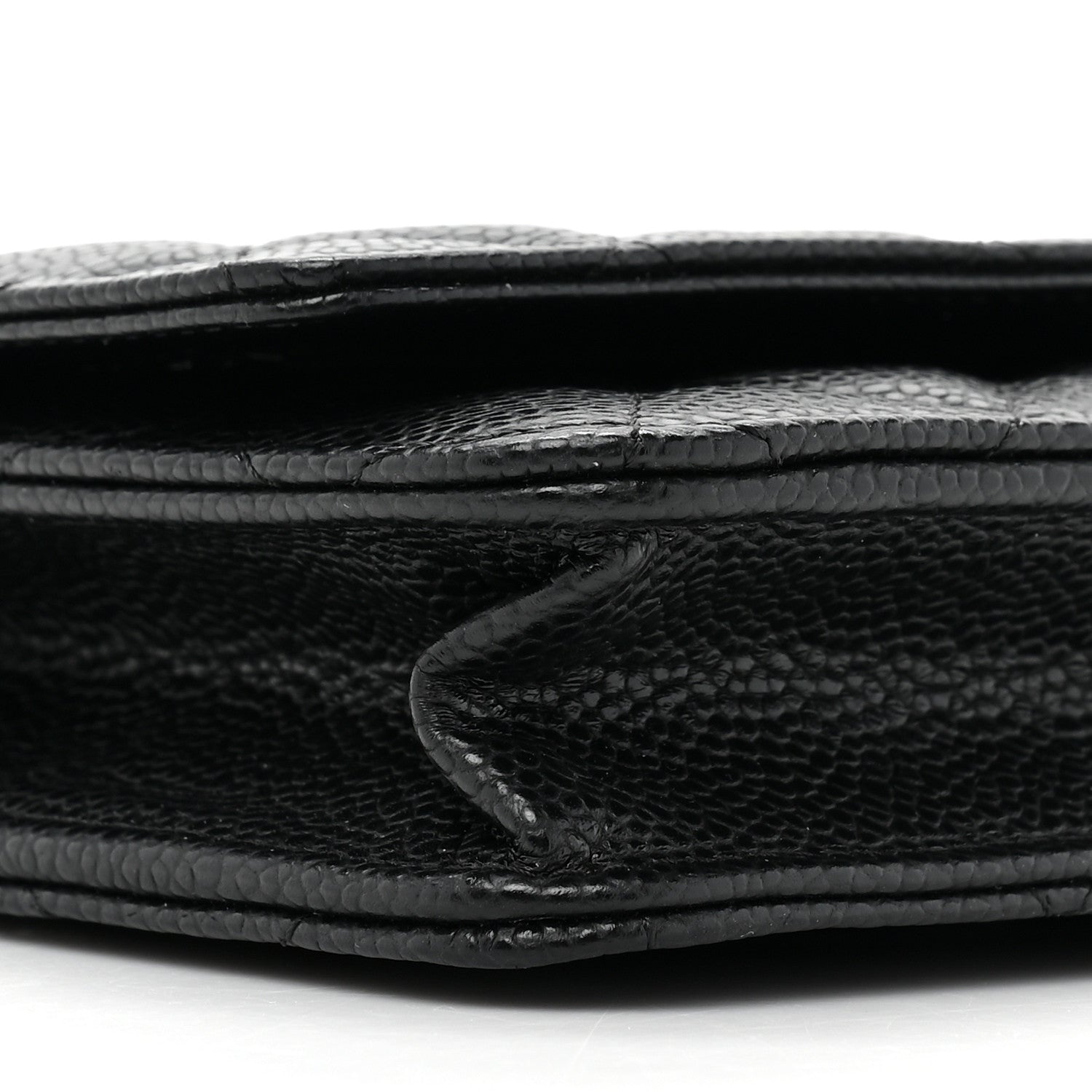 Chanel Caviar Quilted Wallet on Chain WOC Black 11 of 12