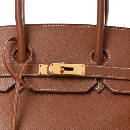 Hermes Courchevel Birkin 35 Gold 19 of 19