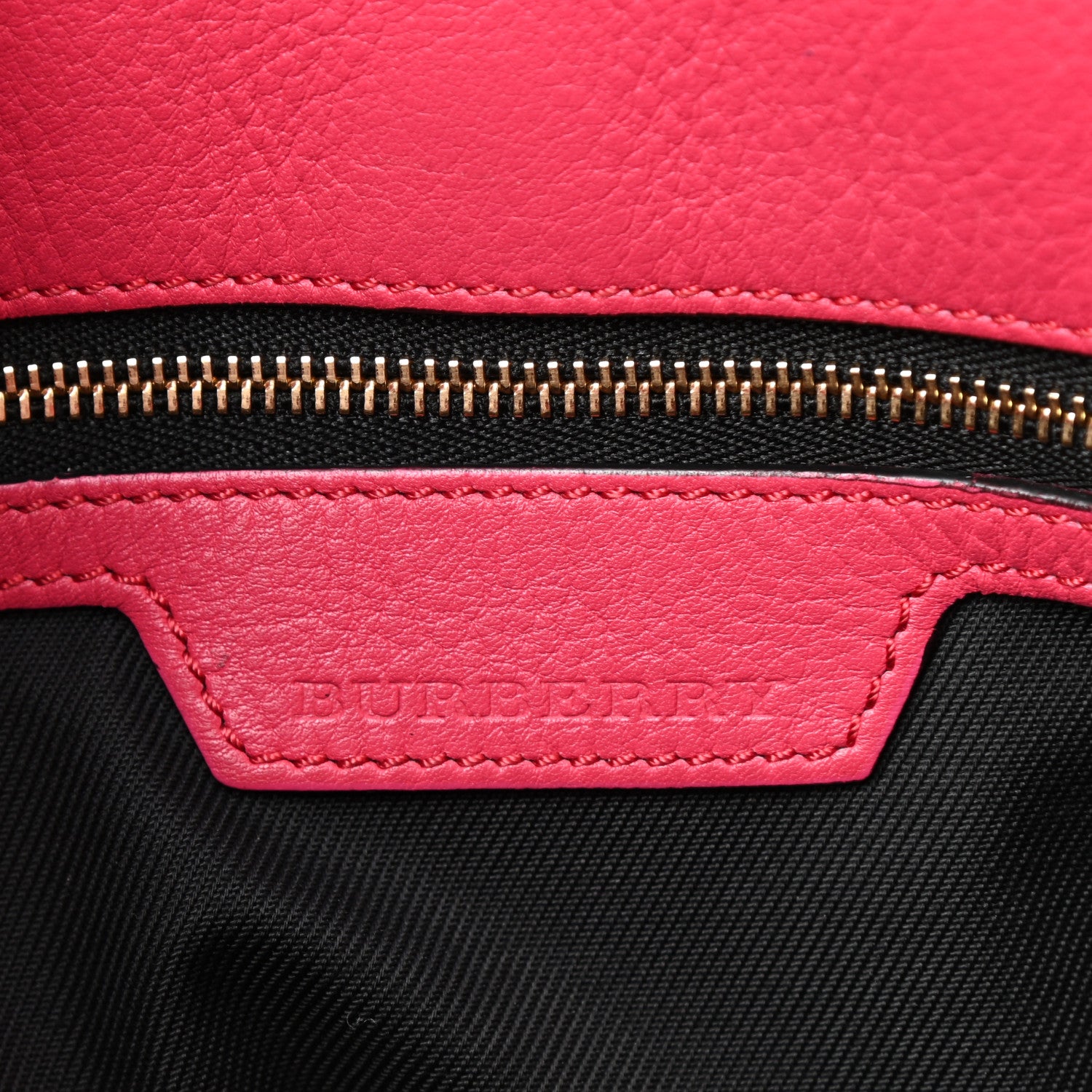Burberry Horseferry Check Small Leah Crossbody Clutch Crimson Pink 5 of 13