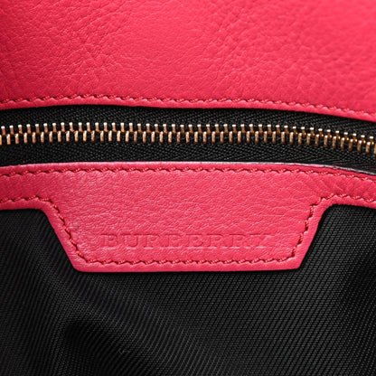 Burberry Horseferry Check Small Leah Crossbody Clutch Crimson Pink 5 of 13