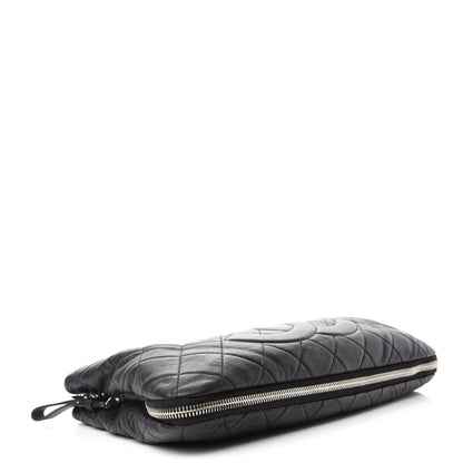 Chanel Caviar Quilted Expandable Zip Shoulder Bag Black 4 of 13