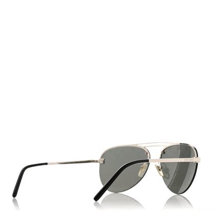 Louis Vuitton Metal Monogram Clockwise Sunglasses Z1595E Black 4 of 6