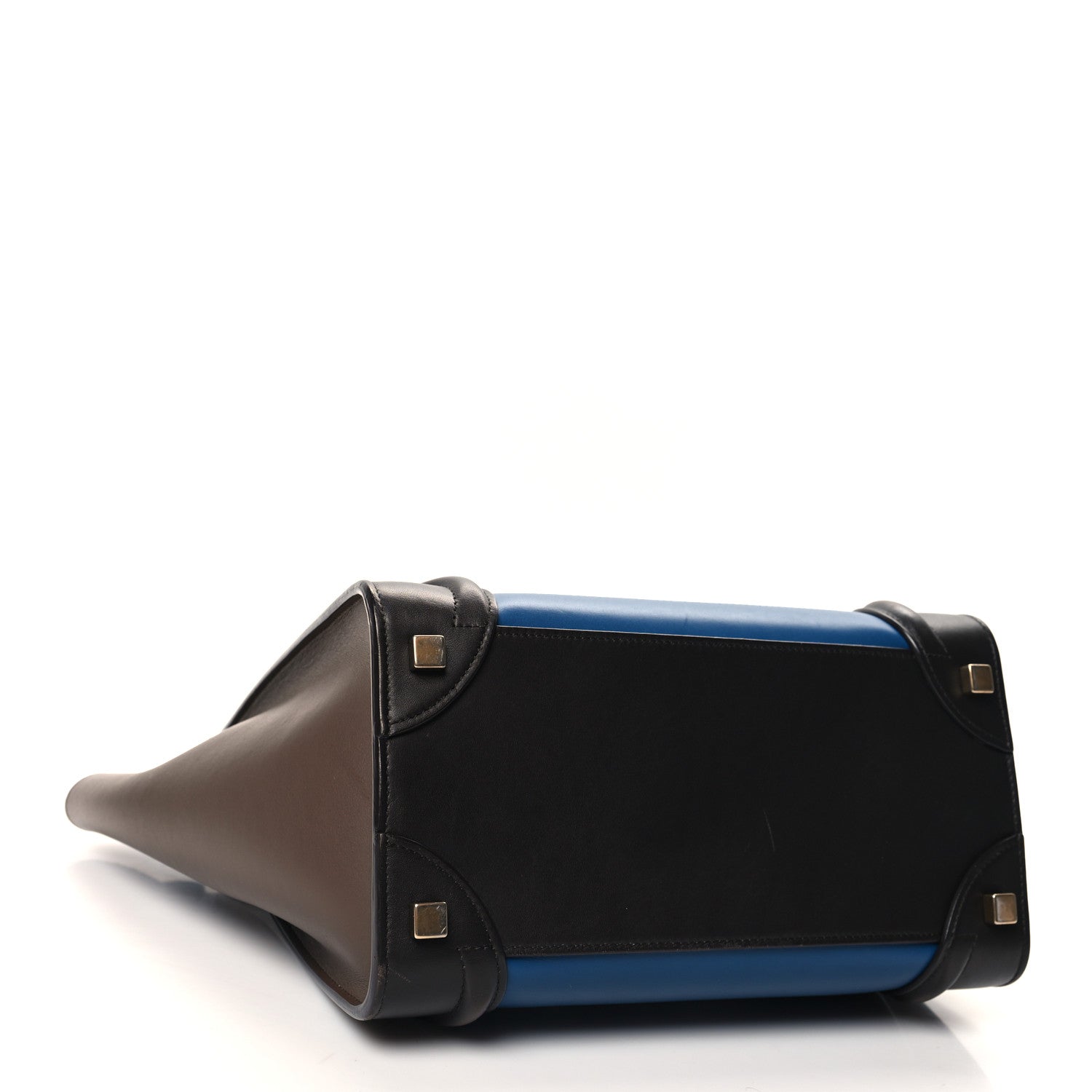 Celine Smooth Calfskin Micro Tri-Color Luggage Sea 4 of 9
