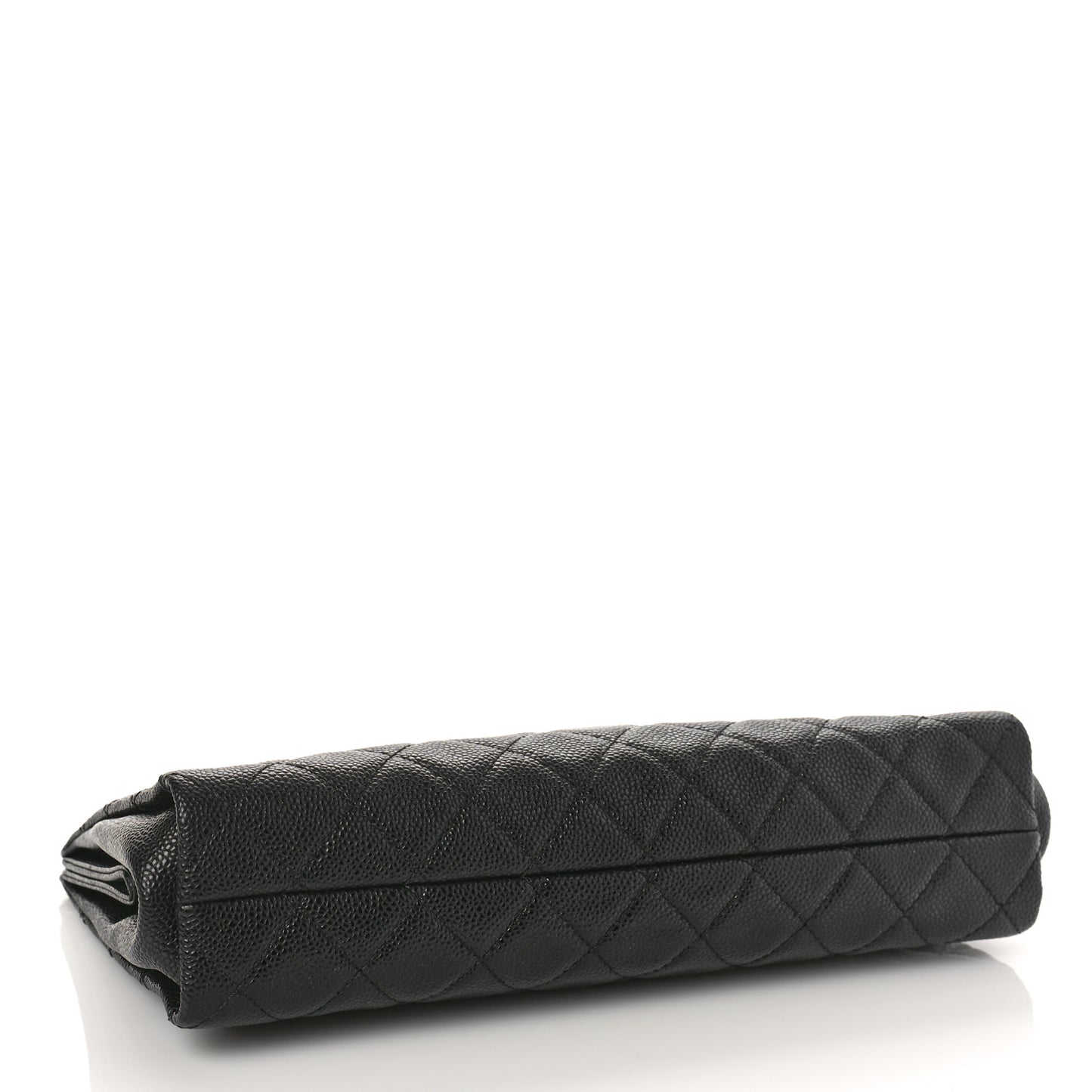 Caviar Quilted CC Large Clutch Black