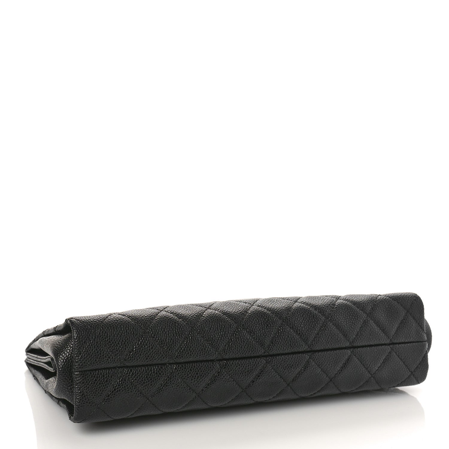 Chanel Caviar Quilted CC Large Clutch Black 4 of 10