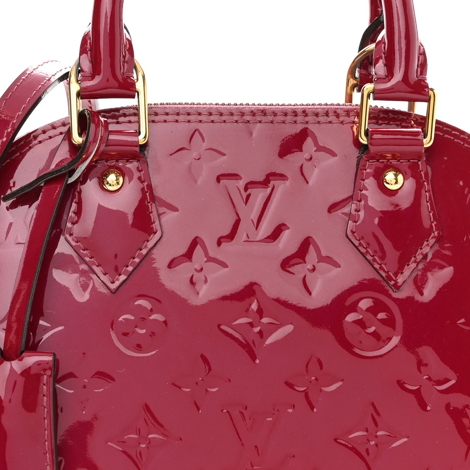 Louis Vuitton Vernis Alma BB Magenta 7 of 10