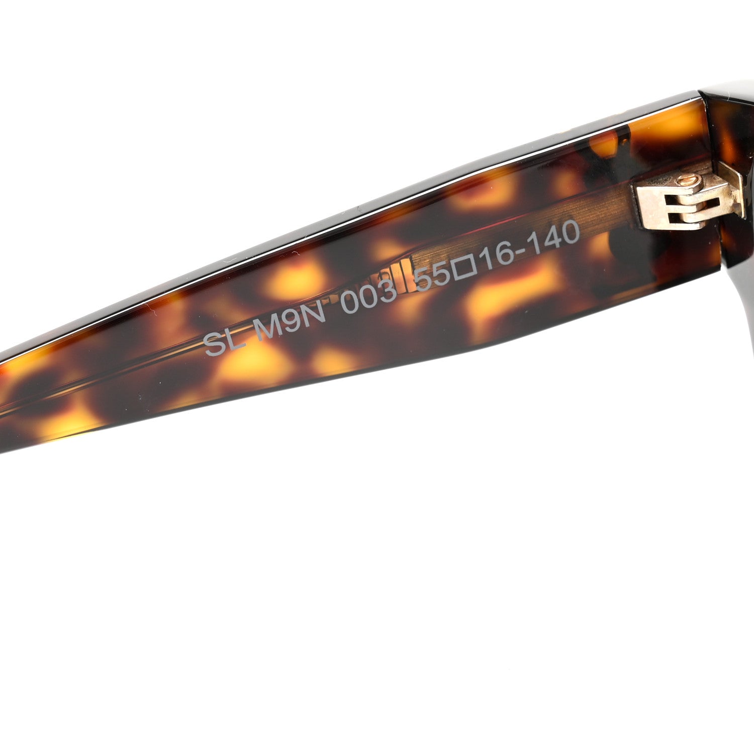 Saint Laurent Acetate Square SL M9N Sunglasses Tortoise 6 of 7