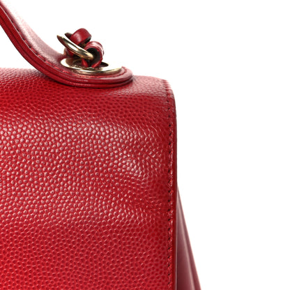 Chanel Caviar Quilted Small Business Affinity Flap Red 12 of 12