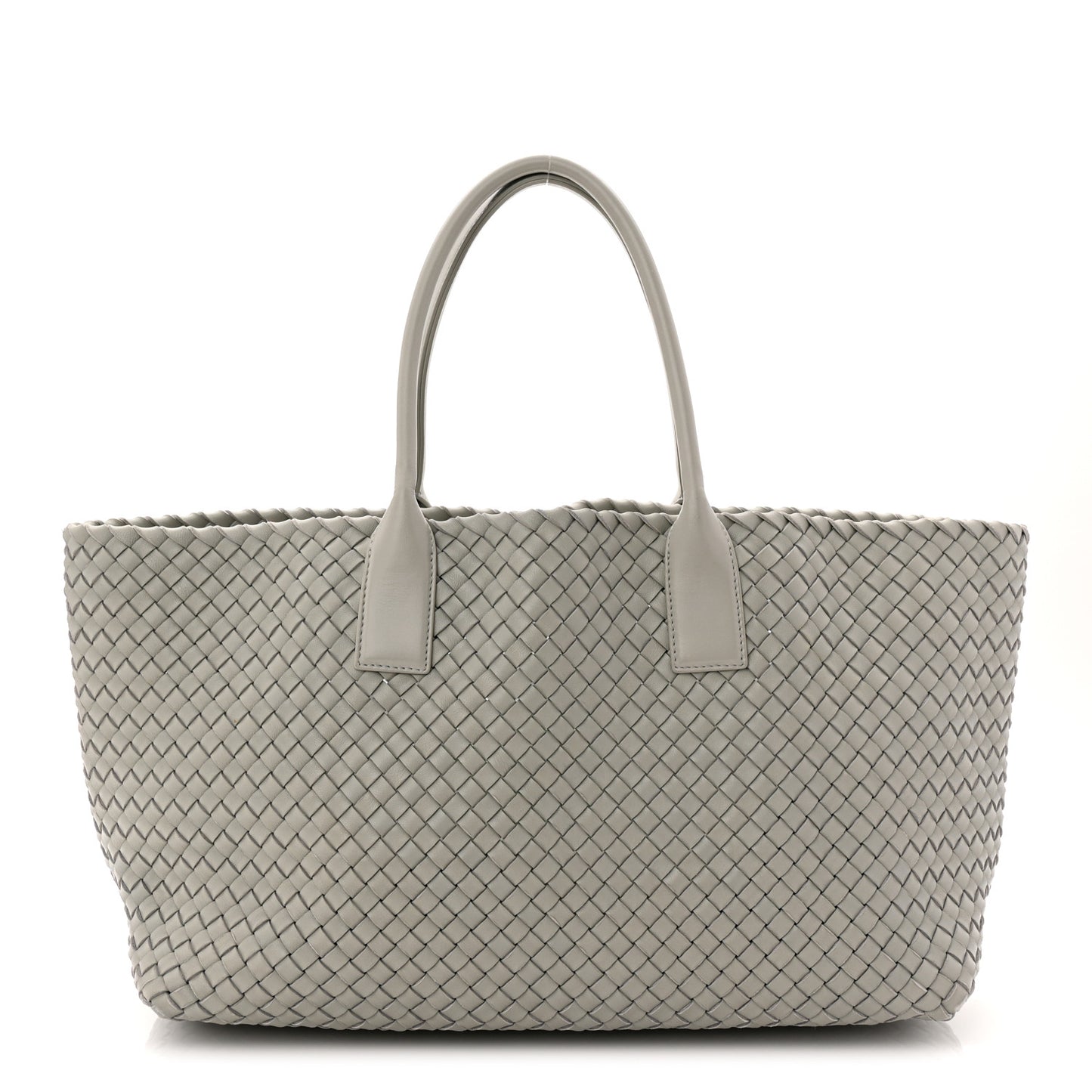 Lambskin Intreccio Medium Cabat Agate Grey