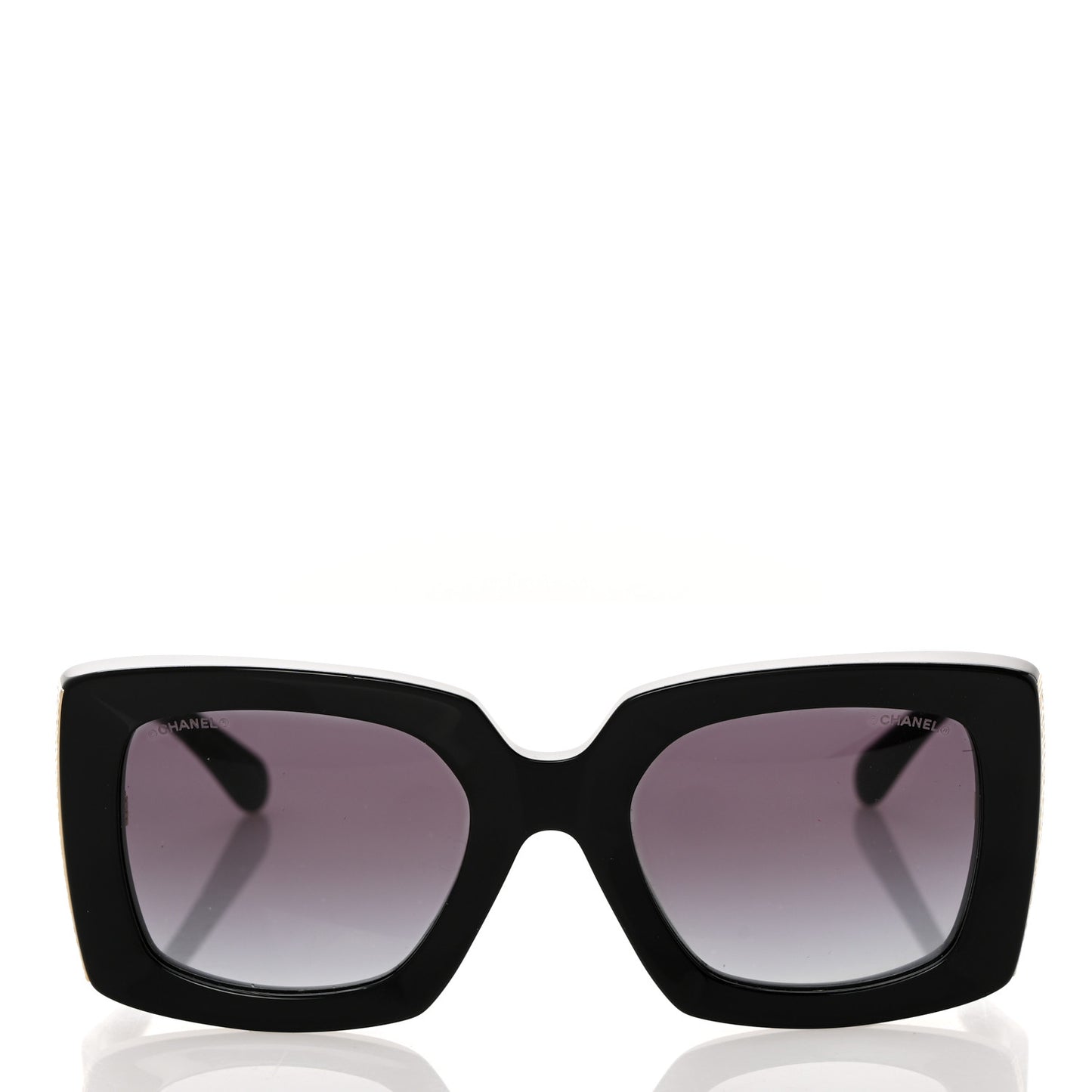 Acetate Rectangle Sunglasses 5435 Black