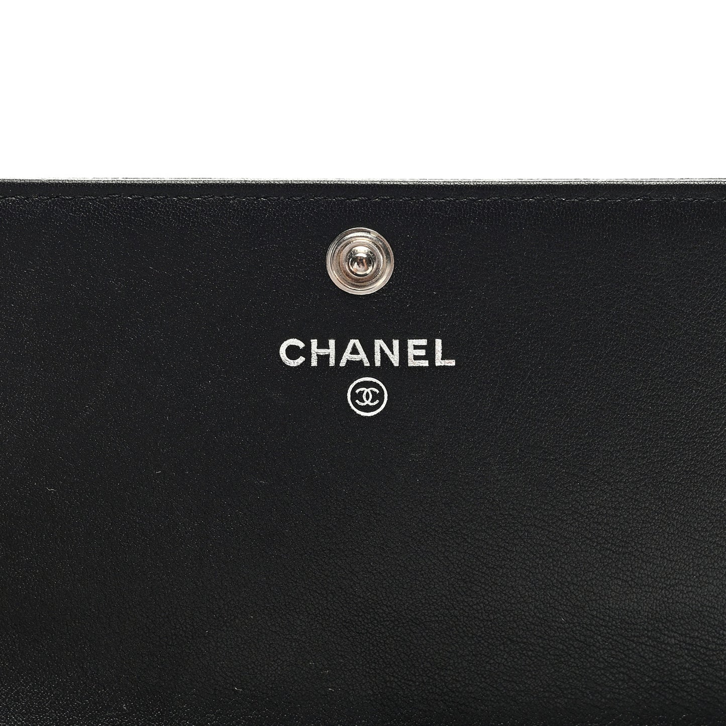 Caviar Sevruga Long Flap Wallet Black