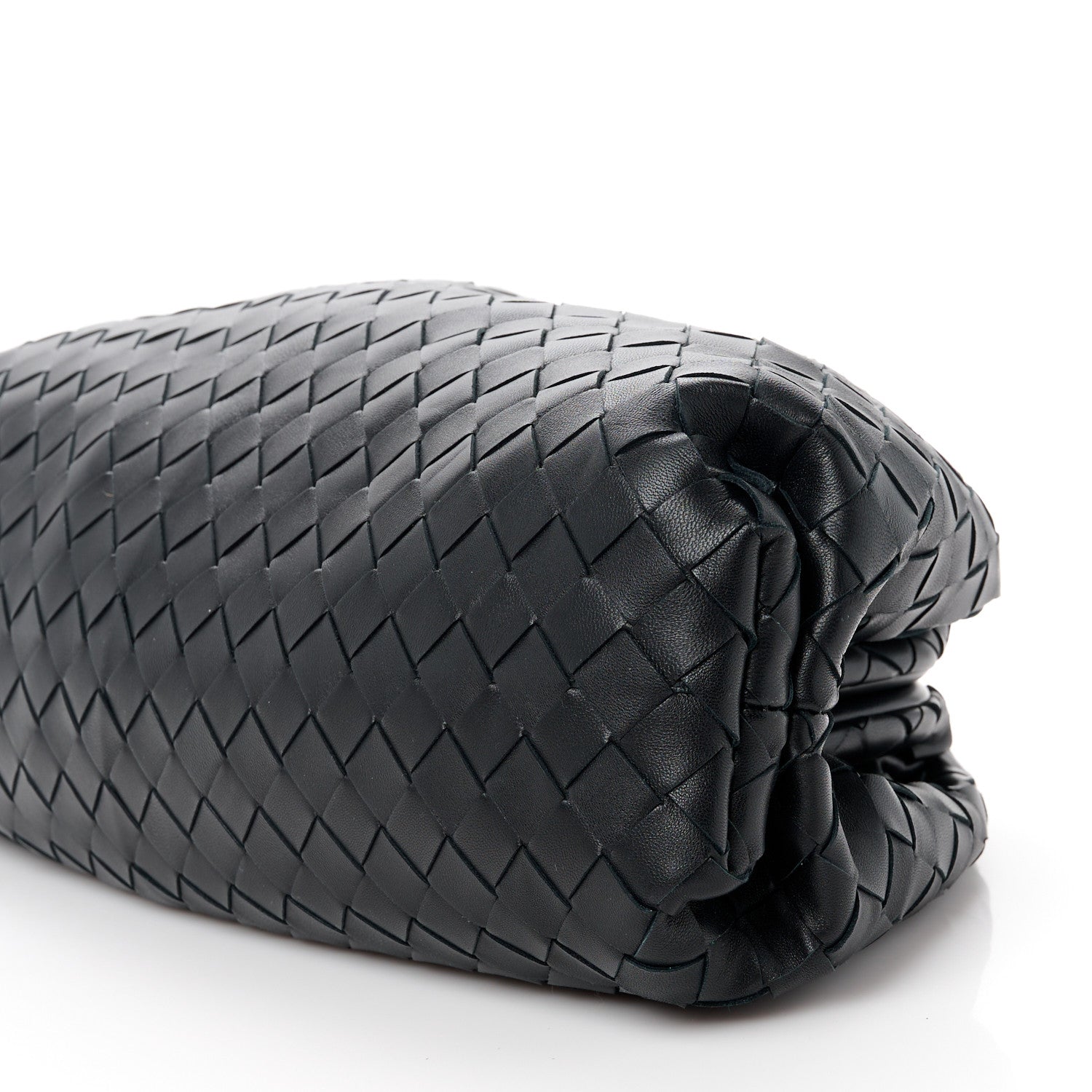 Bottega Veneta Nappa Maxi Intreccio The Pouch Oversized Clutch Black 11 of 11