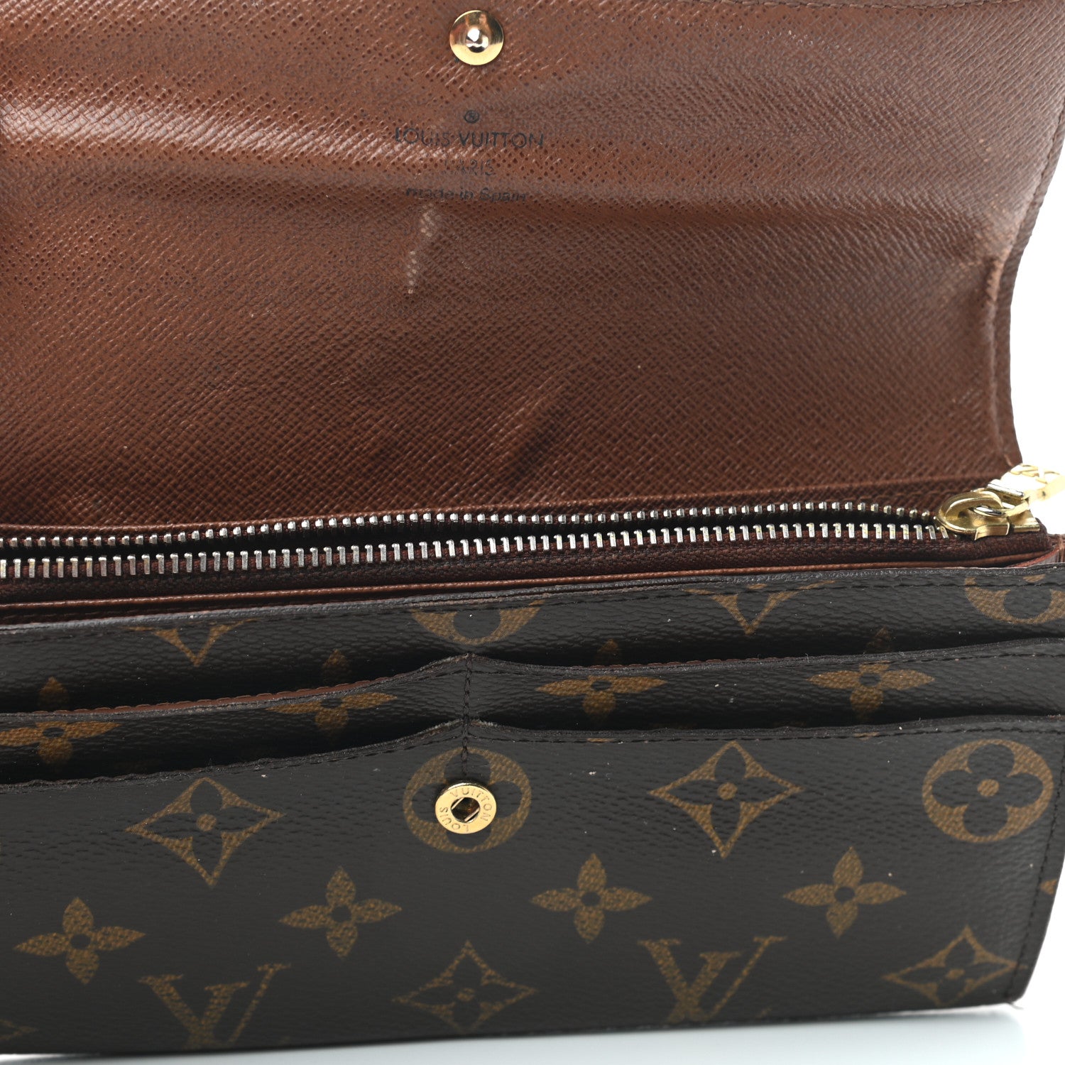 Louis Vuitton Monogram Sarah Wallet 6 of 10