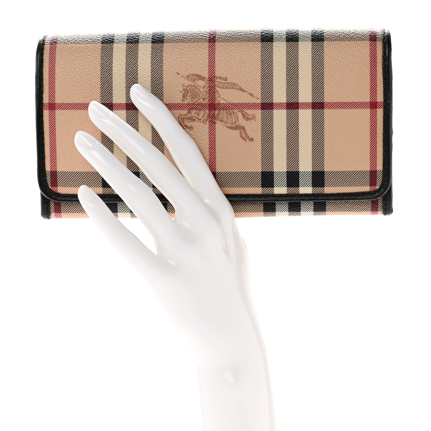 Haymarket Check Penrose Continental Wallet Chocolate