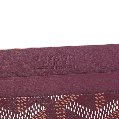 Goyard Goyardine Saint Sulpice Card Holder Bordeaux 6 of 8