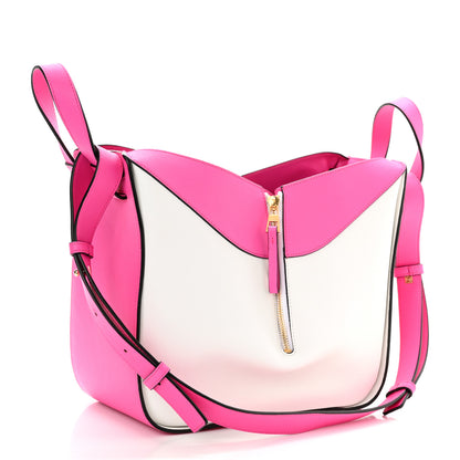 Loewe Calfskin Small Hammock Shoulder Bag Shocking Pink White 3 of 10