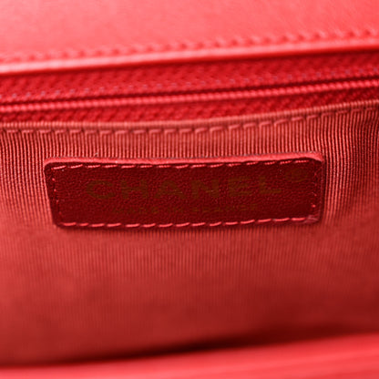 Chanel Lambskin Quilted New Medium Boy Flap Red 6 of 11