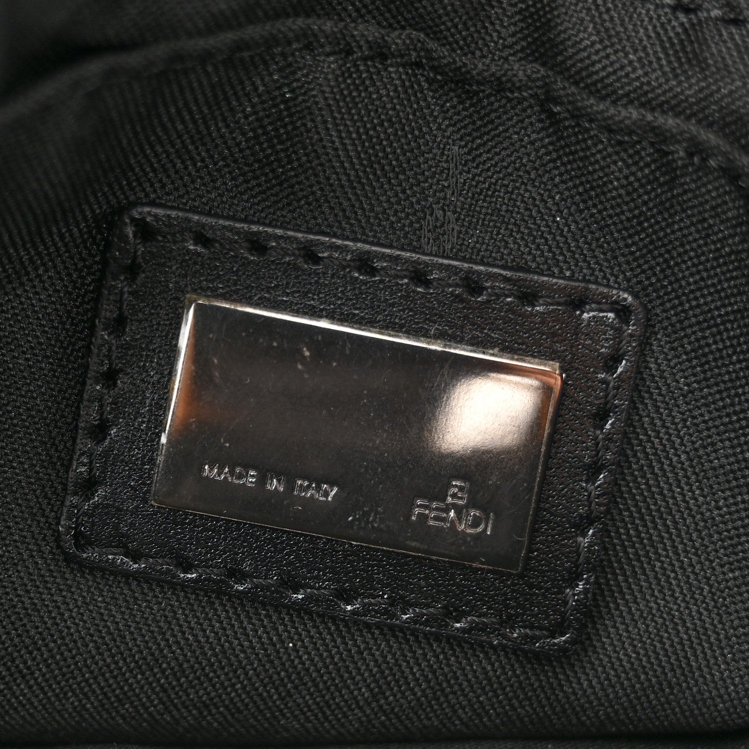 Fendi Zucchino Mini Mama Baguette Black 6 of 12