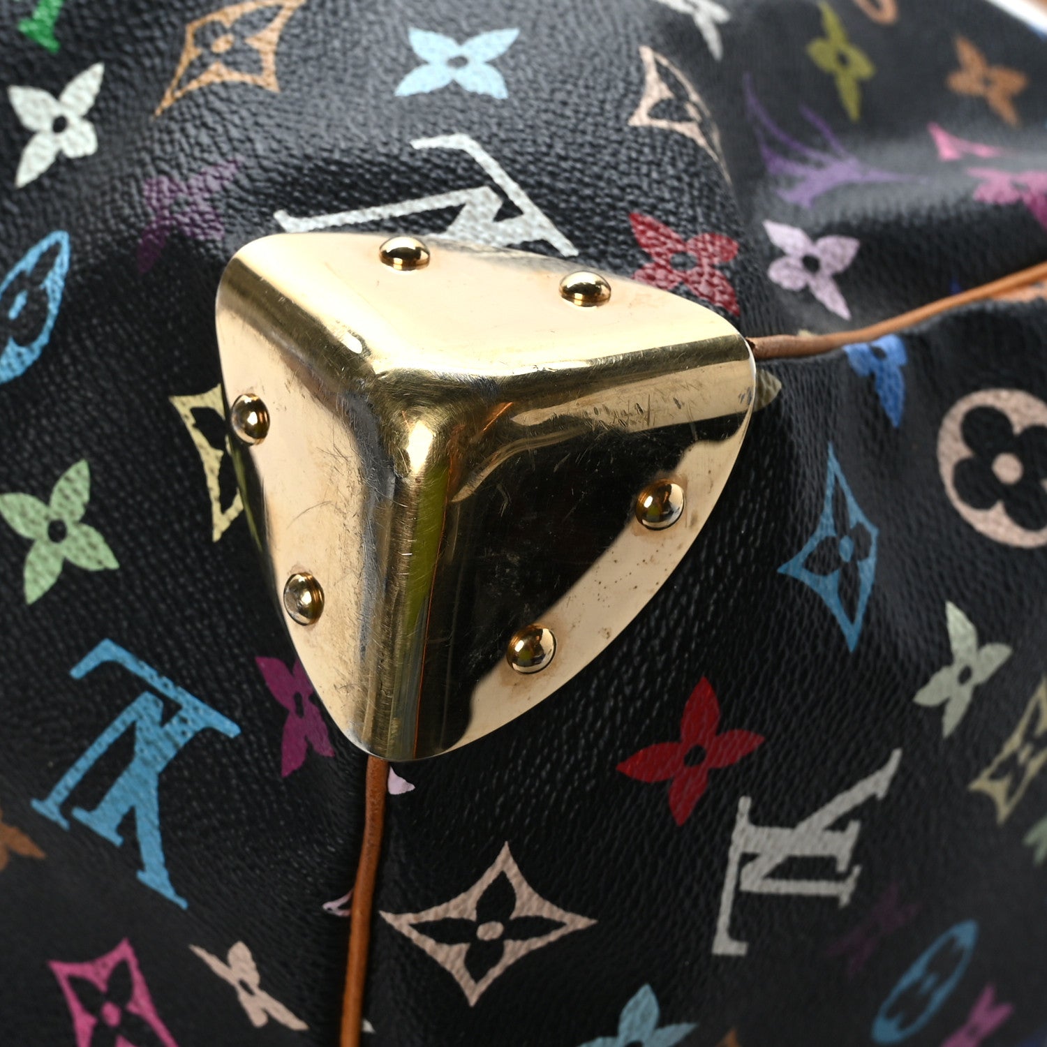 Louis Vuitton Monogram Multicolor Keepall 45 Black 10 of 12