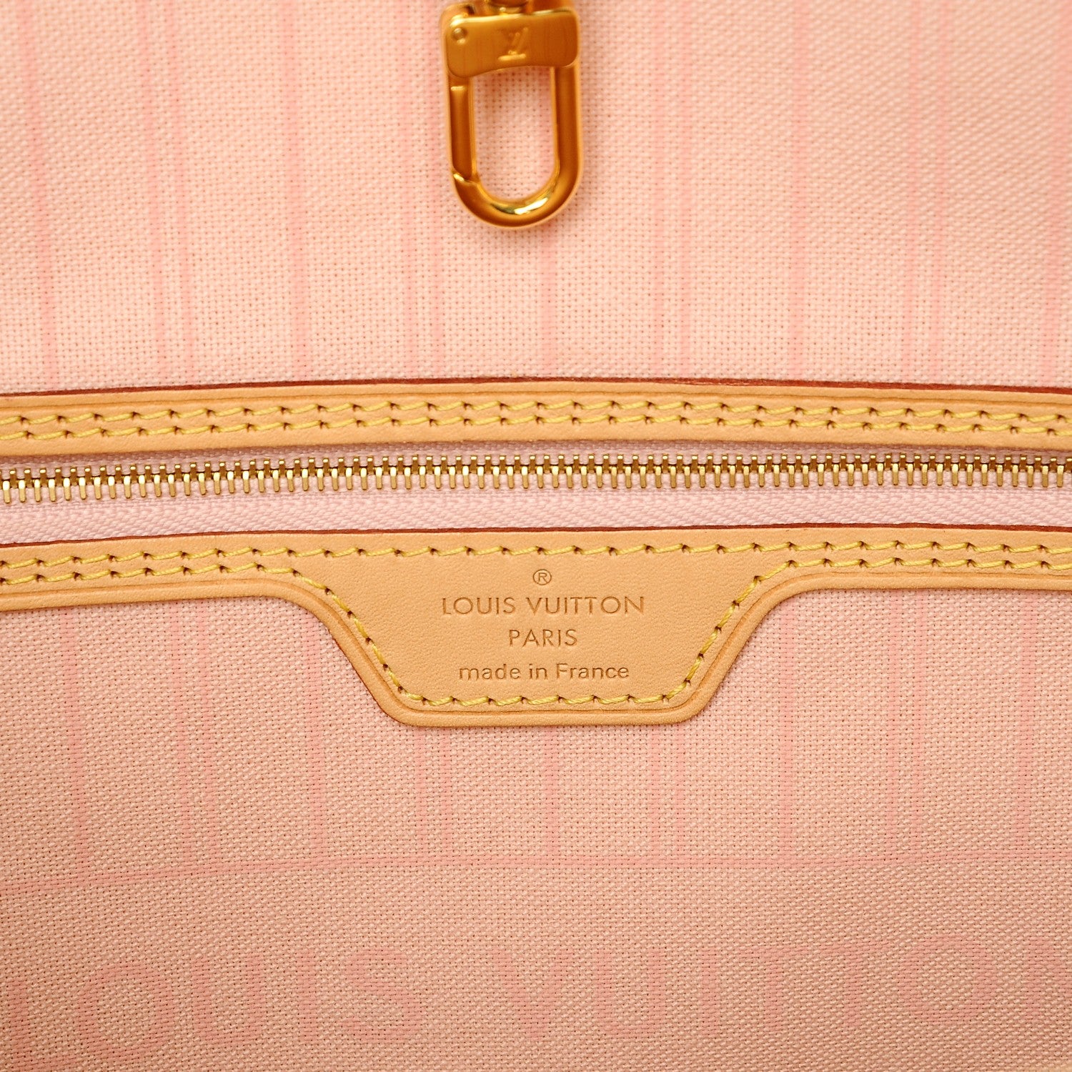 Louis Vuitton Damier Azur Neo Neverfull MM Rose Ballerine 7 of 9
