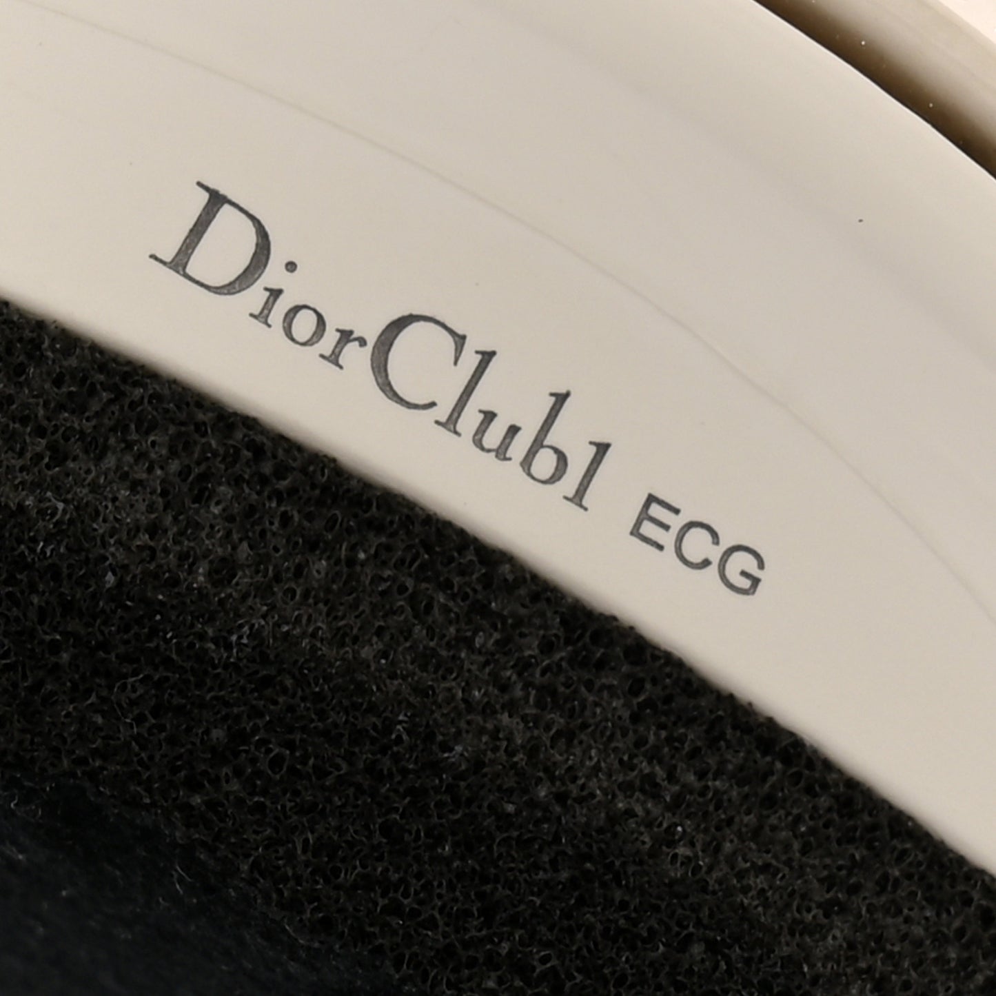 Mirrored DiorClub1 Sun Visor Silver