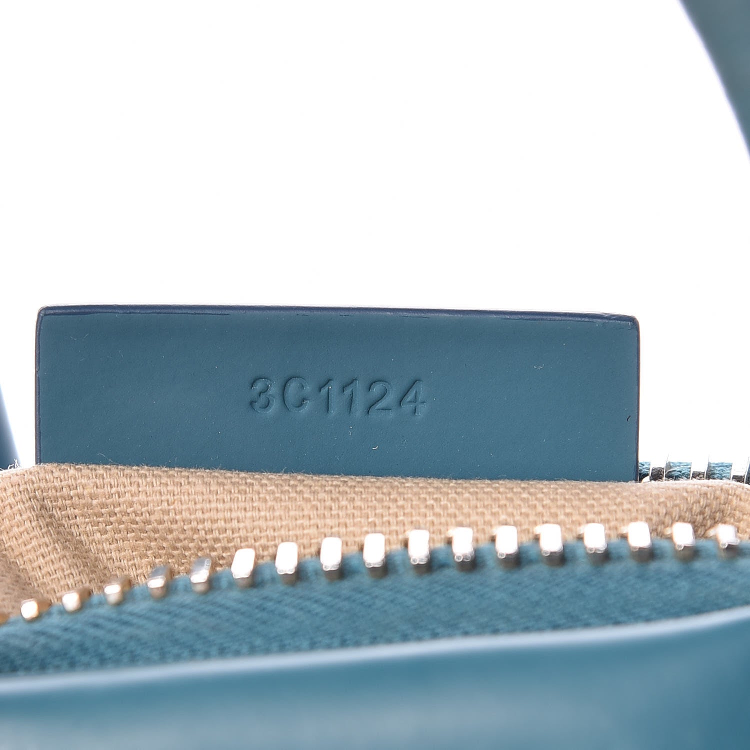 Givenchy Calfskin Patent Mini Antigona Petrol Blue 7 of 12