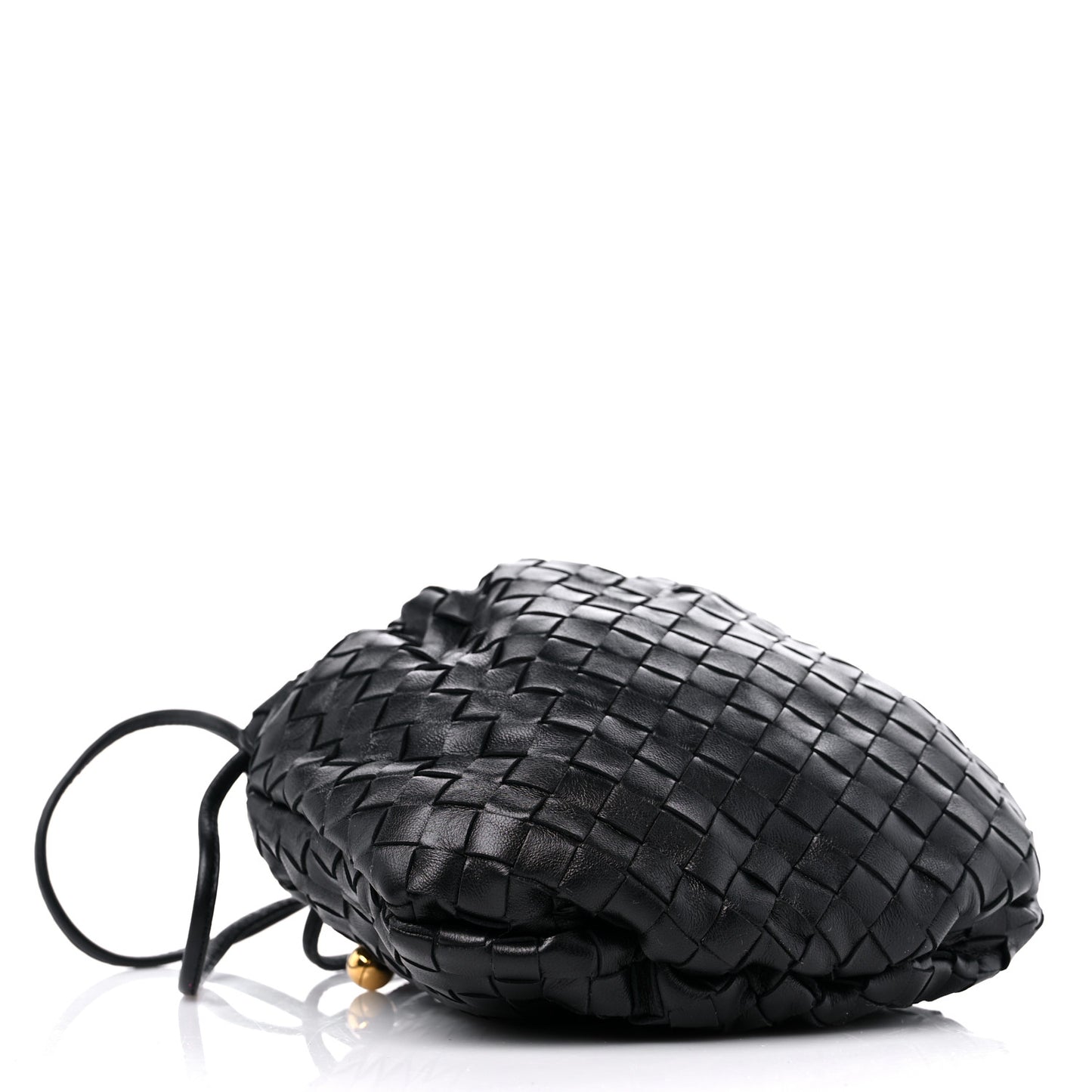 Nappa Intrecciato Mini Bulb Black