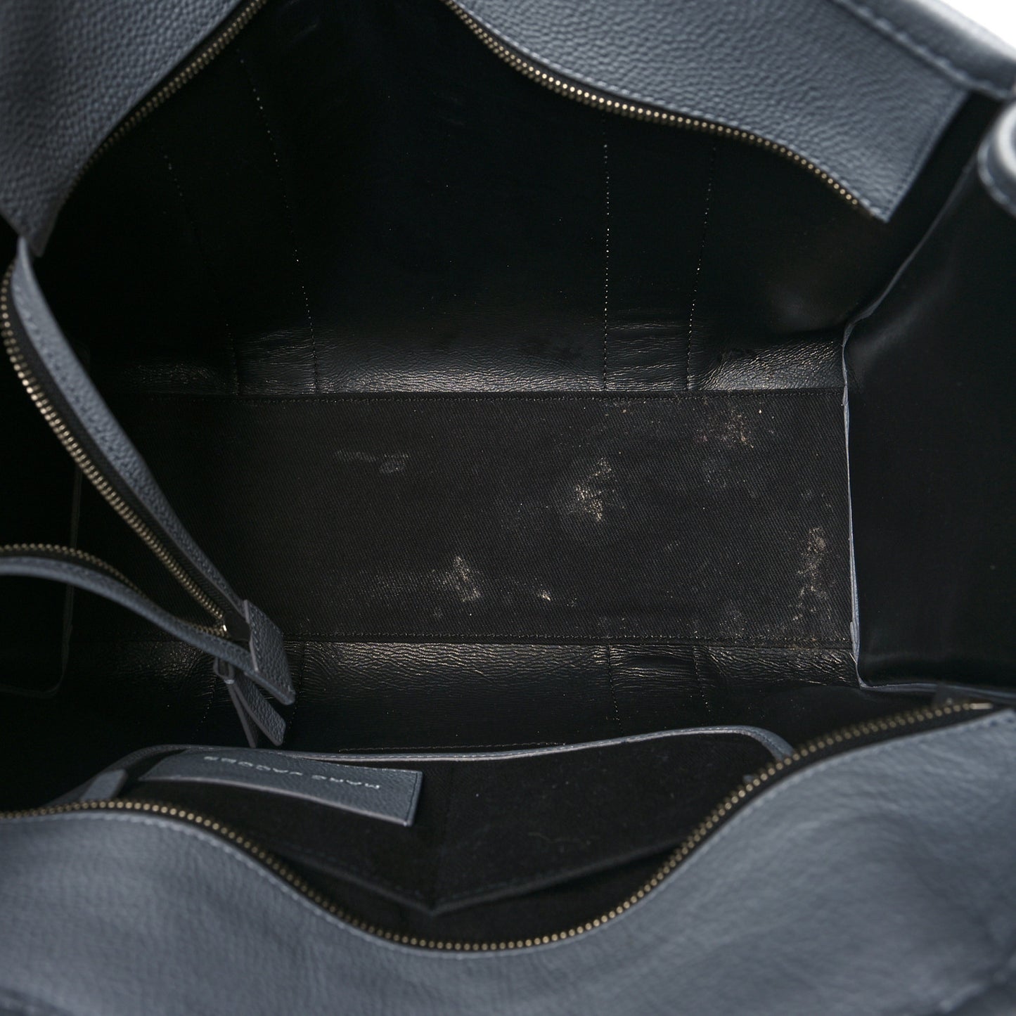 Grained Calfskin Large The Tote Bag Wolf Grey