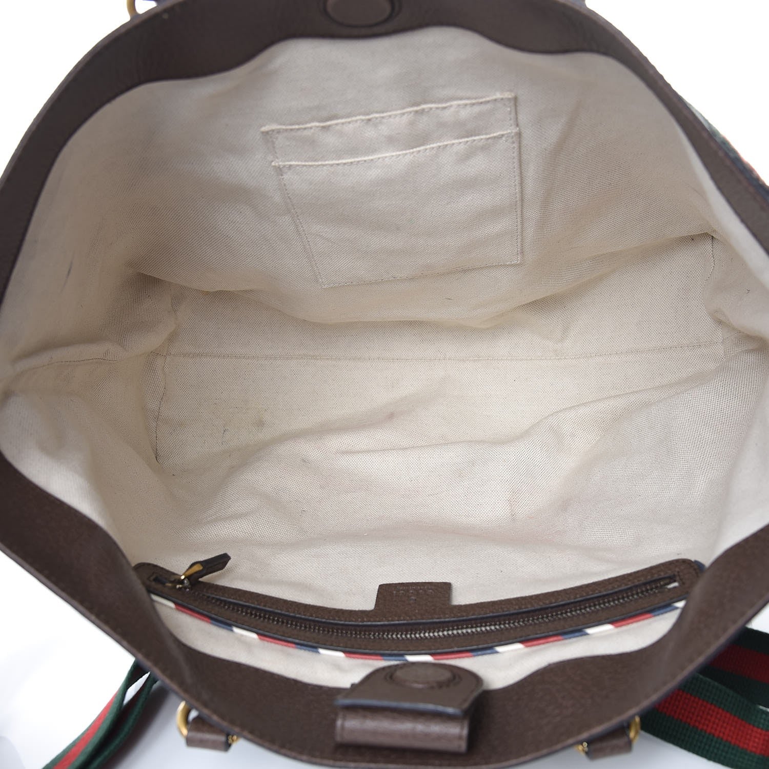 Gucci Soft GG Supreme Monogram Courrier Medium Crossbody Tote Beige New Acero 5 of 9
