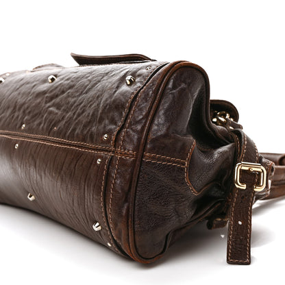 Chloe Calfskin Medium Paddington Capsule Satchel Brown 8 of 10