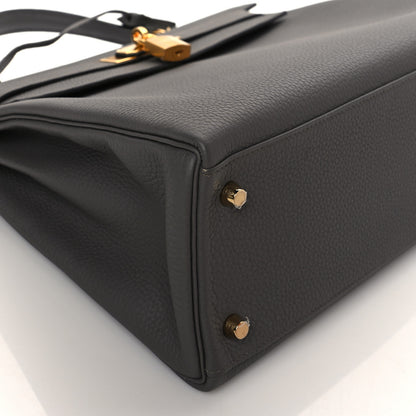 Hermes Togo Kelly Retourne 32 Etain 9 of 11